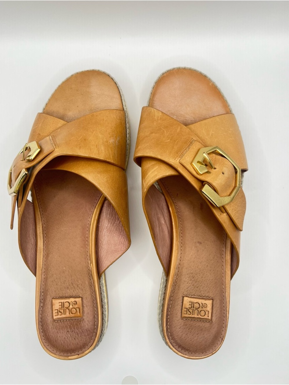Louise et Cie Camel Colored Sandals- Size 9 1/2